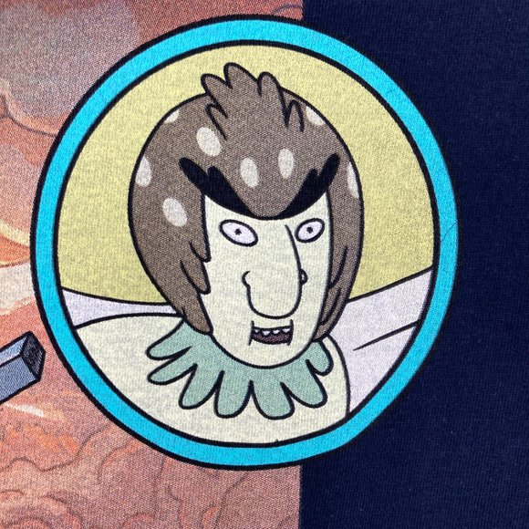 Rick and Morty Character Navy Short Sleeve T-Shirt - L - Picture 5 of 9